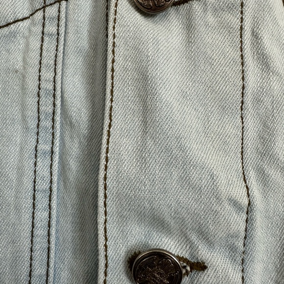 Harley Davidson An American Legend Made USADenim Jacket Sz S - Picture 10 of 11